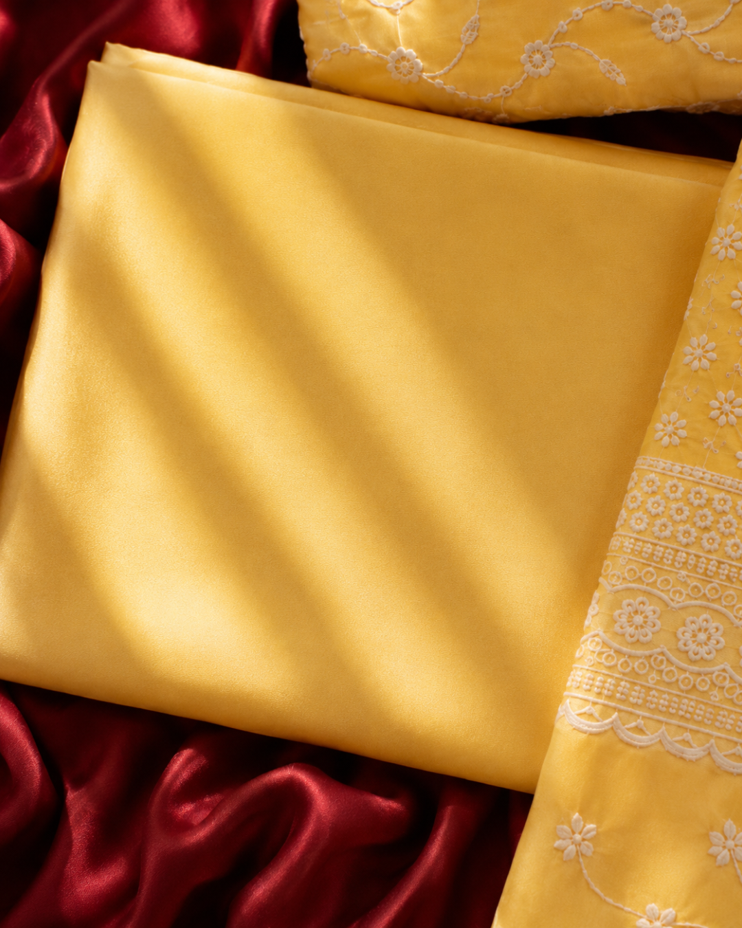 Classic Chikankari Suit - Unstitched