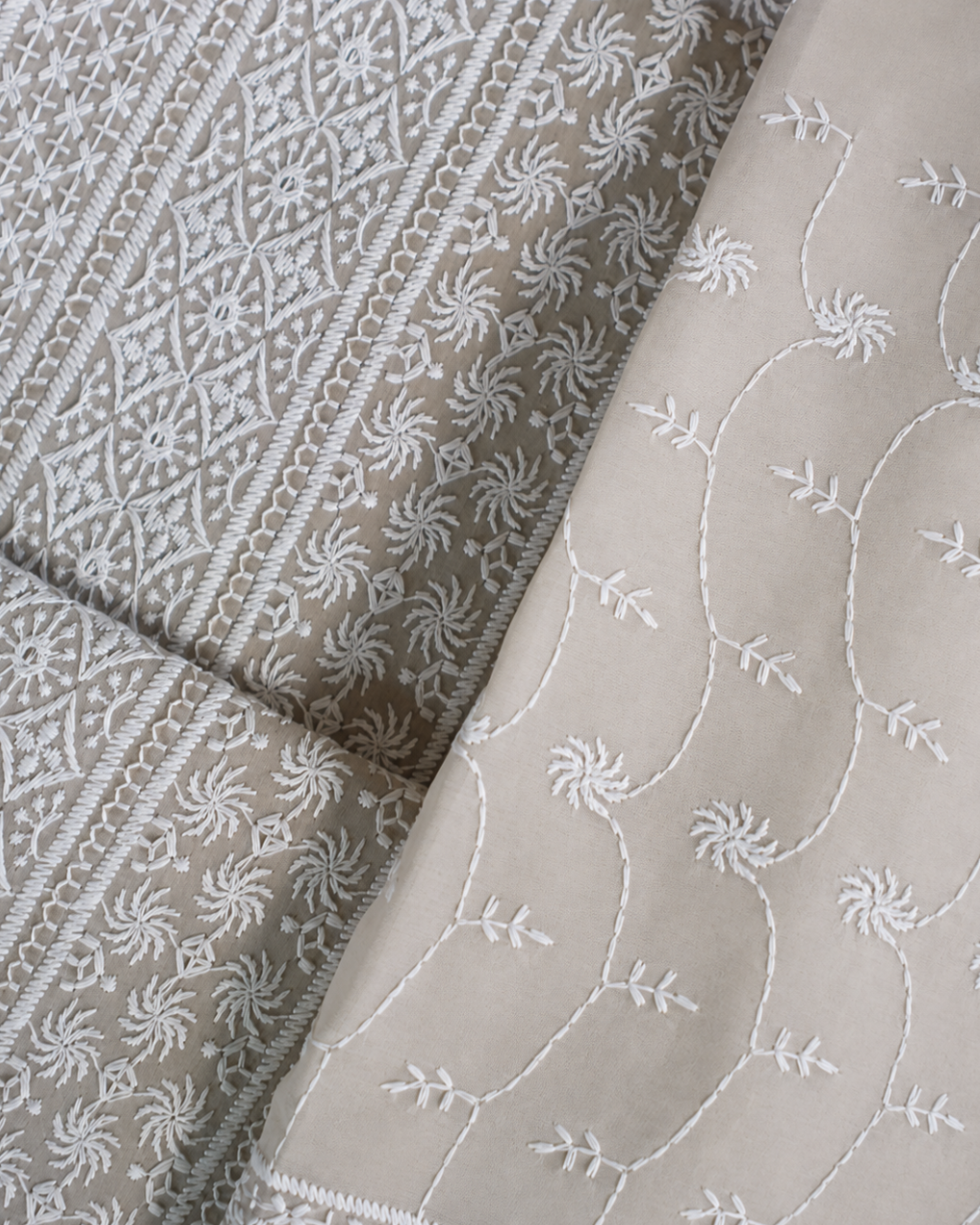 Delicate Chikankari Suit - Unstitched