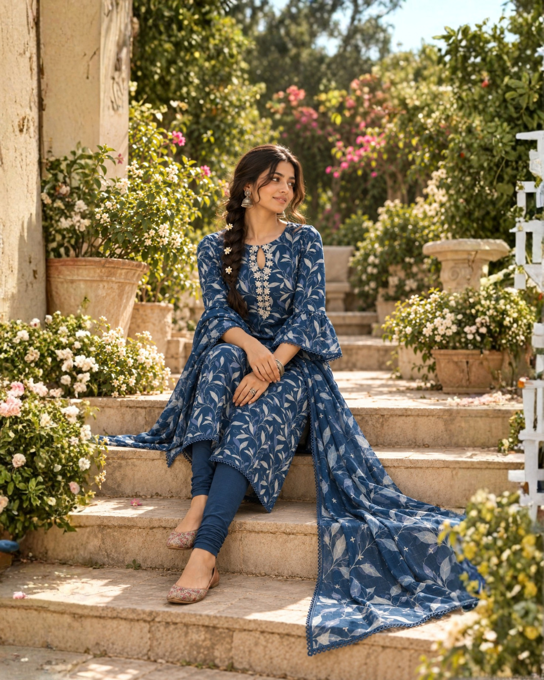 Leaf and Lace Suit Set