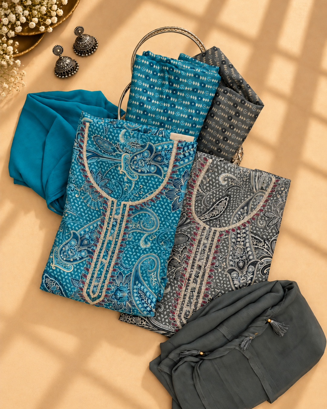 Paisley Thread Suit Set