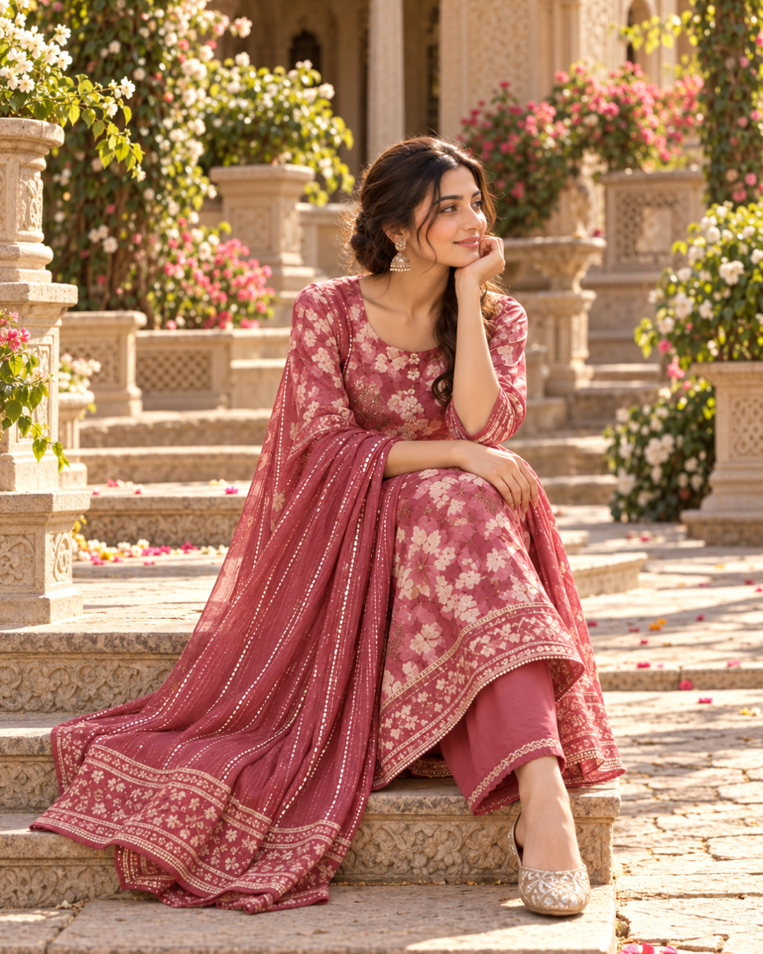 Floral Ease Suit Set