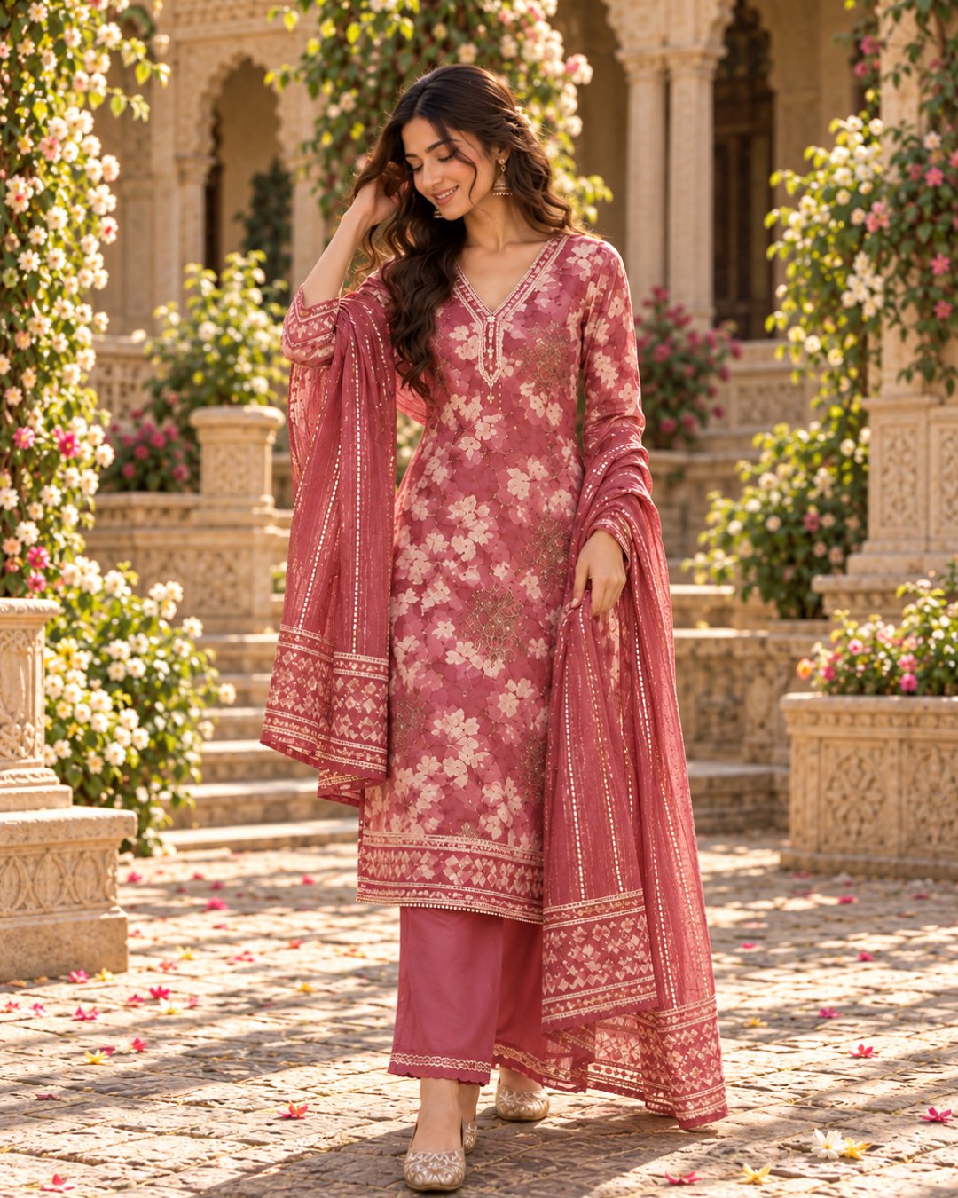 Floral Ease Suit Set