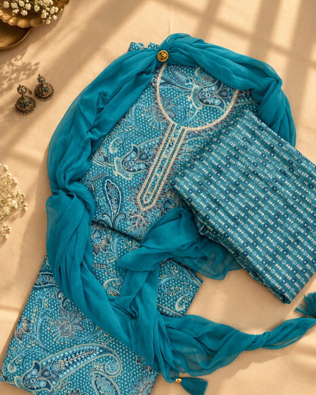 Paisley Thread Suit Set