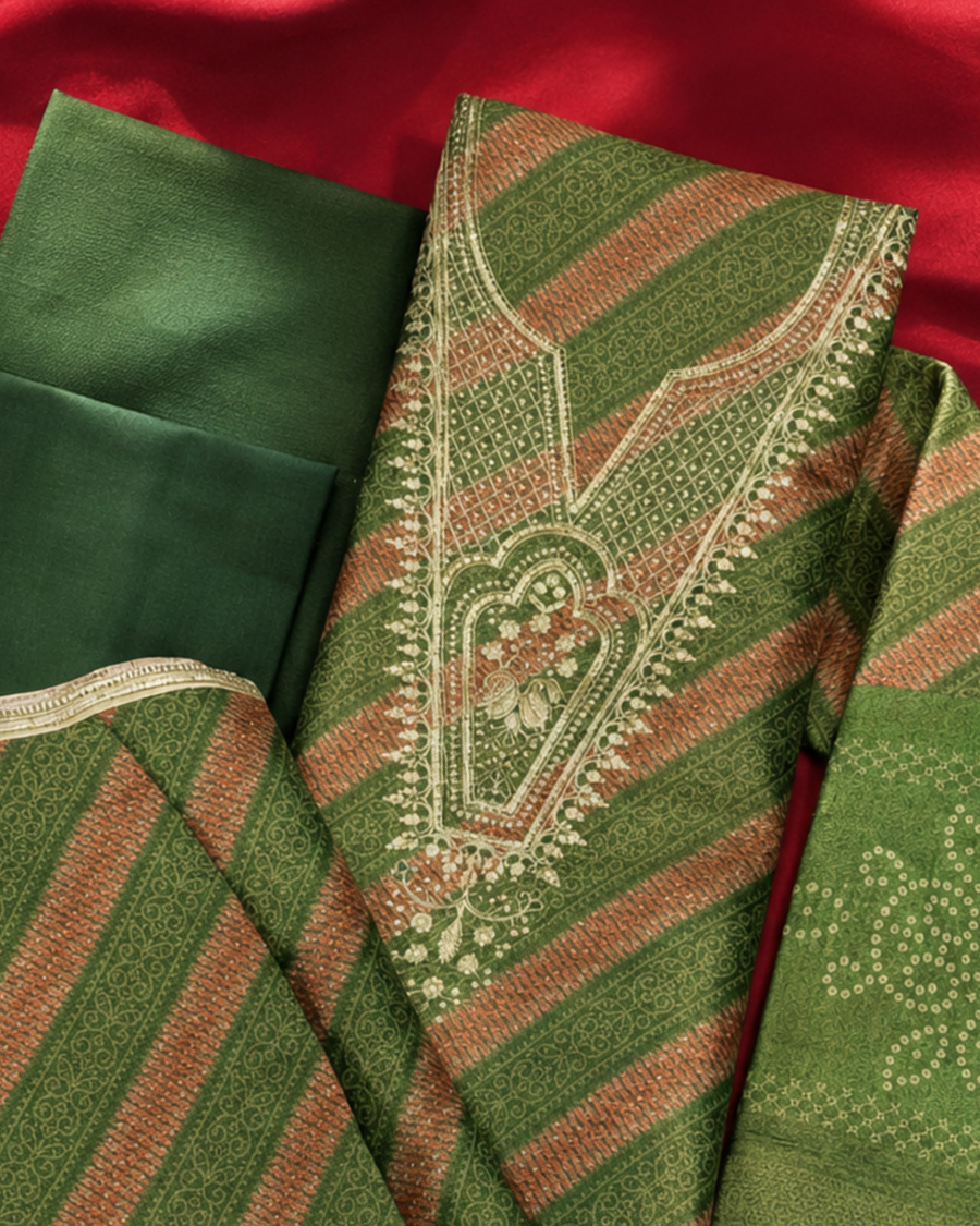 Folk Stripe Suit - Unstitched
