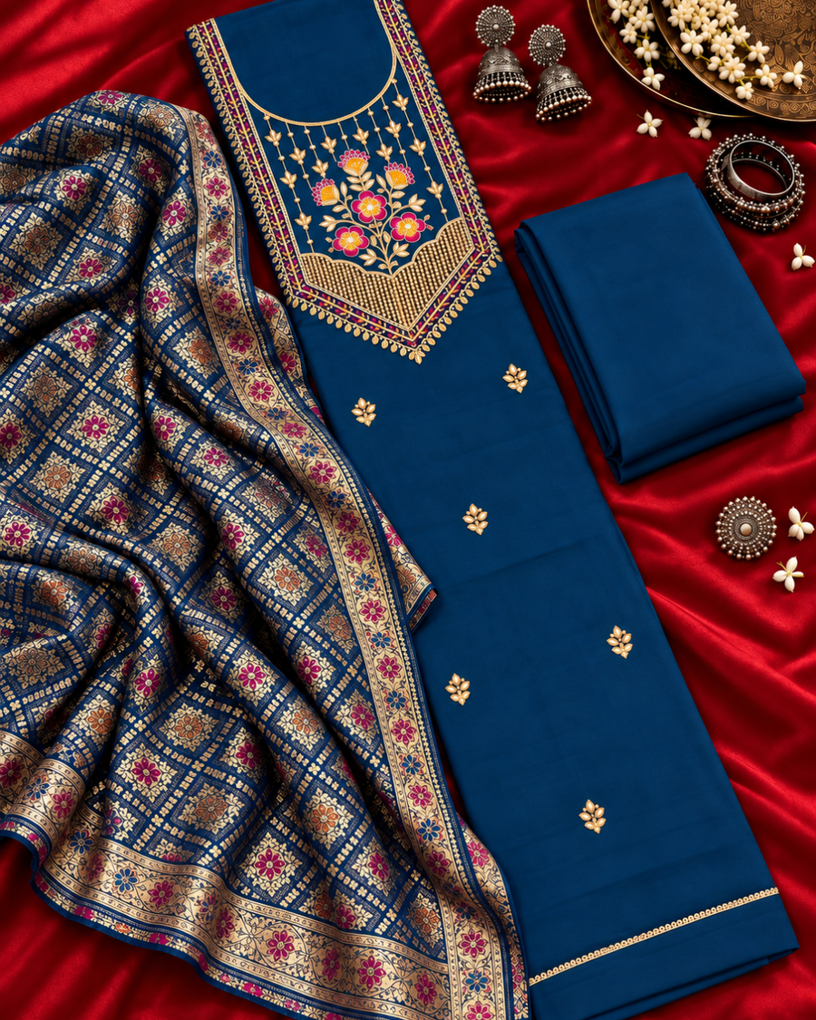 Royal Motif Suit Set