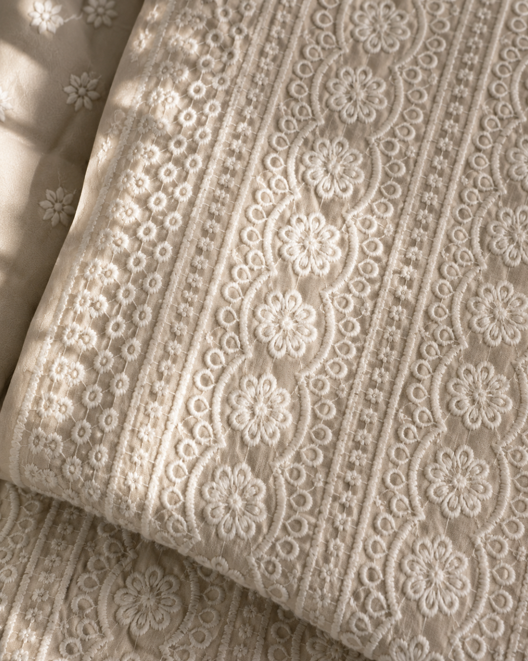 Classic Chikankari Suit - Unstitched