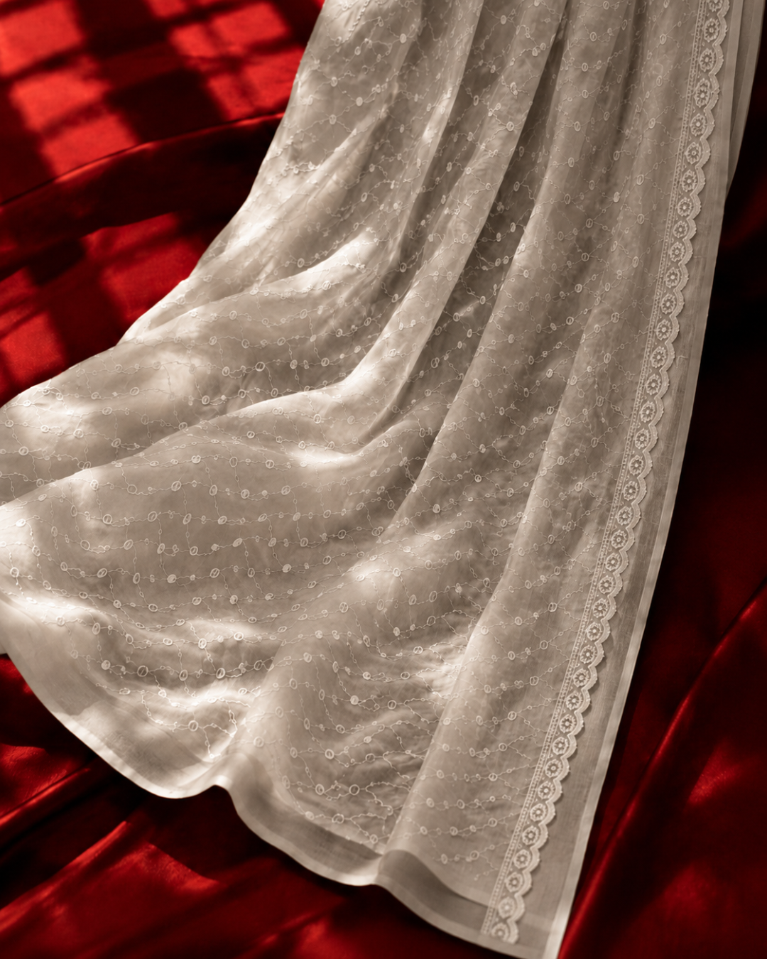 Classic Chikankari Suit - Unstitched