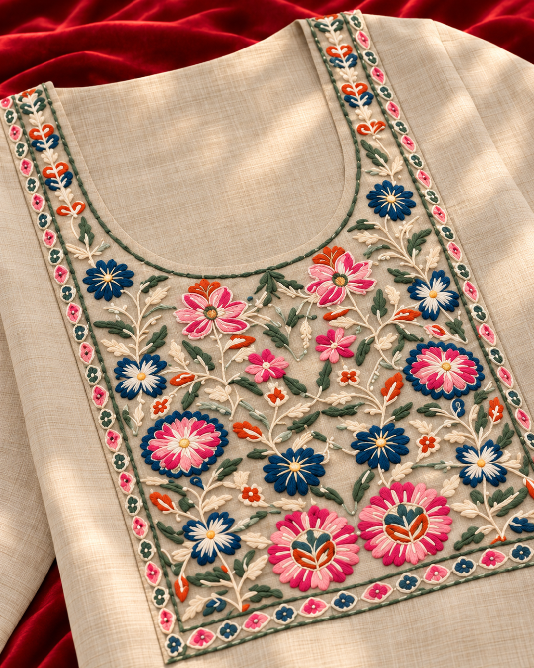 Threadwork Panel Suit Set