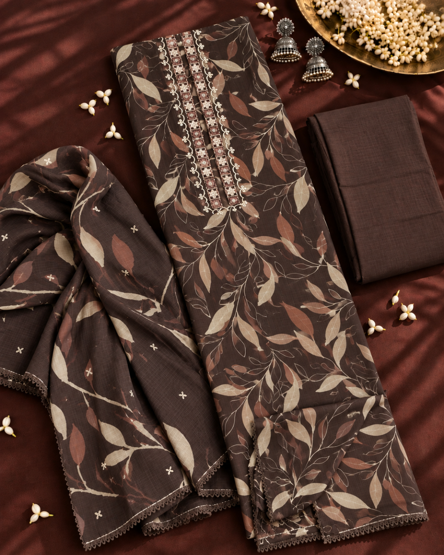 Leaf and Lace Suit Set
