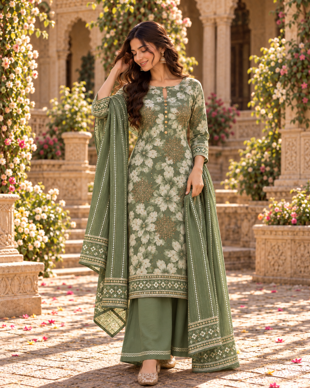 Floral Ease Suit Set
