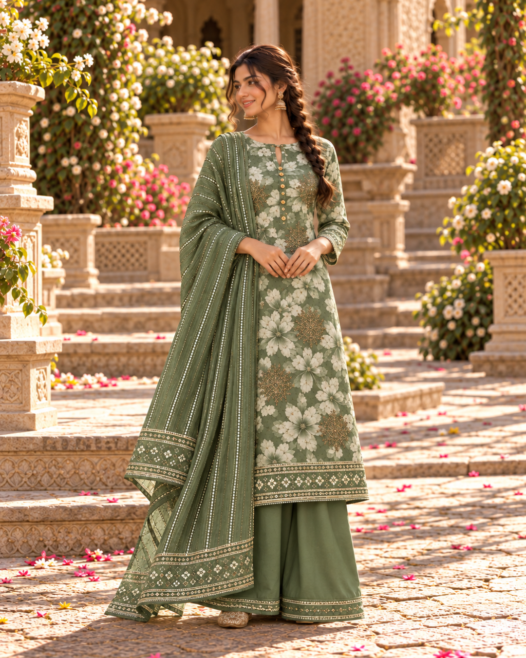 Floral Ease Suit Set