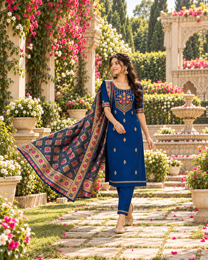 Royal Motif Suit Set