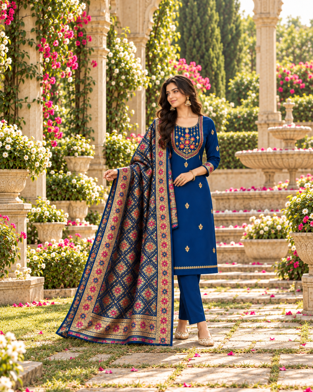 Royal Motif Suit Set